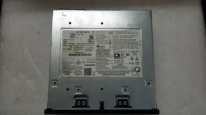 фото №9, Считыватель мультимедиа навигация mmi mib3 seat ateca tarraco 575035862b демонтаж