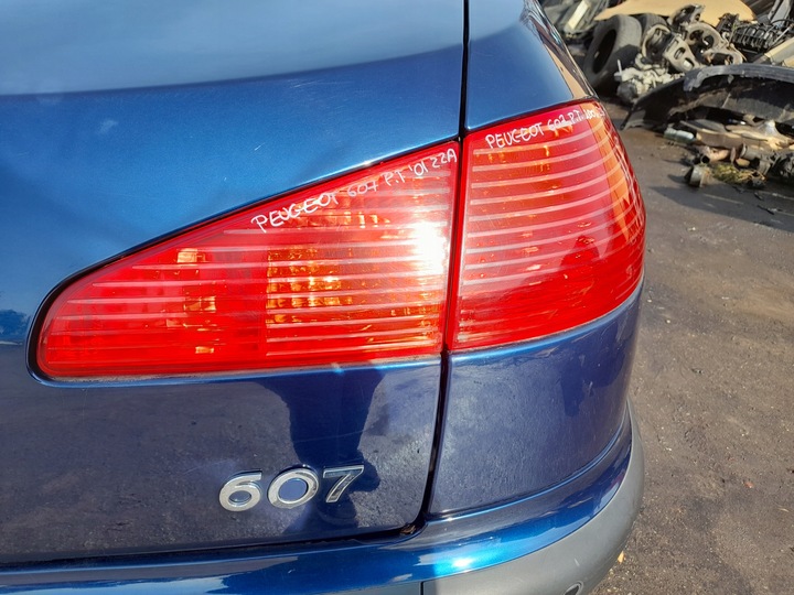 фото №9, Peugeot 607 лампа правый зад правая задняя з крыльев крыло sedan