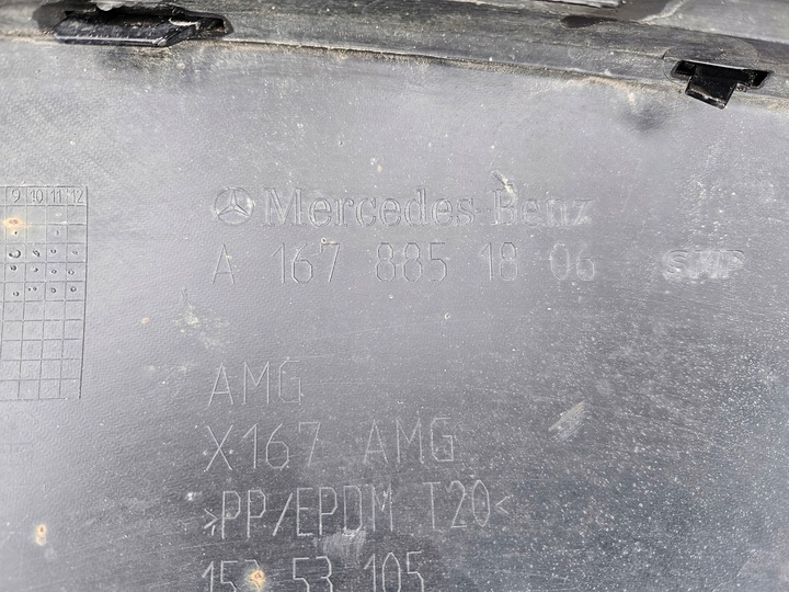 фото №9, Mercedes w167 gle gls amg dół бампера a1678851806