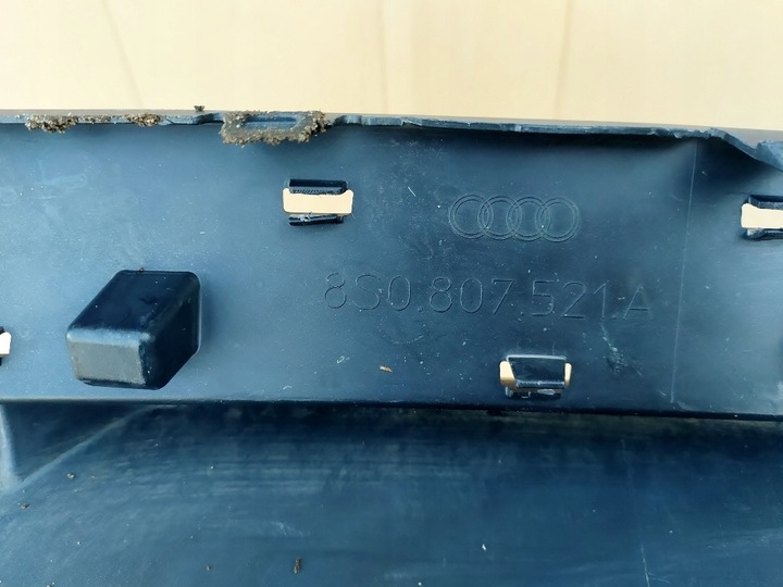 фото №7, Audi tt s-line 8s0807521a спойлер бампера зад