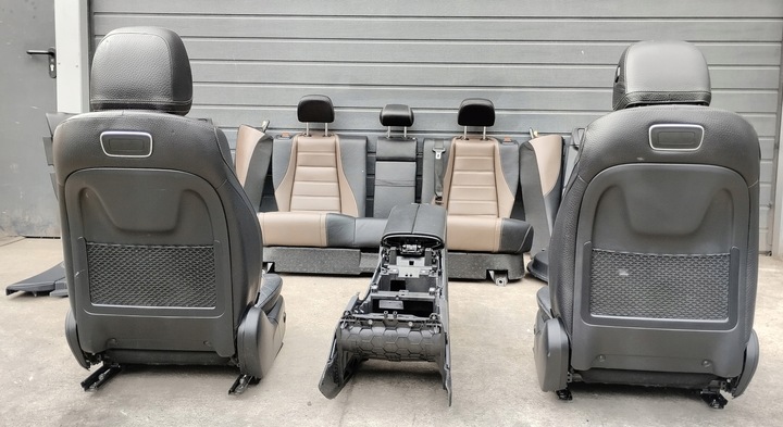 фото №6, Сидіння диван обшивки mercedes gle w167 купе підігрів вентильовані v167