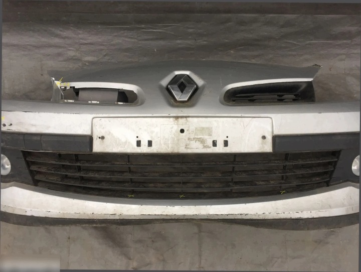 фото №7, Renault clio iii 2005-2009 бампер передний перед противотуманка
