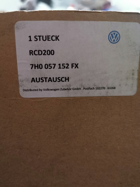 фото №5, Радіо rcd200 volkswagen 7h0057152fx 7h0035152fx
