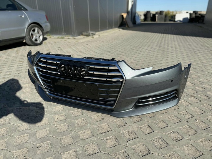 фото №7, Audi a4 b9 8w бампер перед переднее 6xpdc lx7r комплектный хороший 15-19r.