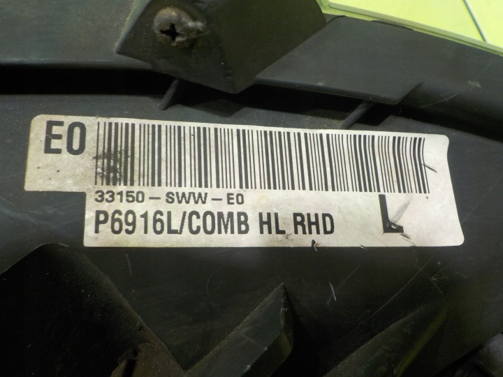 фото №7, Honda crv cr-v iii 2.2 i-ctdi 07r 5d фара ліва перед 33150-sww-e0