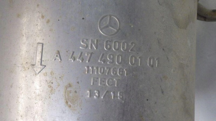 фото №6, Глушник кінцевий вихлоп mercedes vito w447 2.0 cdi a4474900101