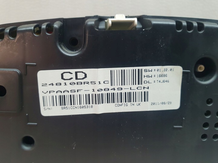 фото №5, Nissan qashqai j10 рестайлинг 10-13 спидометр приборы 24810br51c