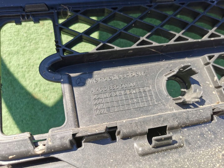 фото №12, Mercedes g класс w463 18- бампер перед переднее решётка радиатора решётка a4638880400