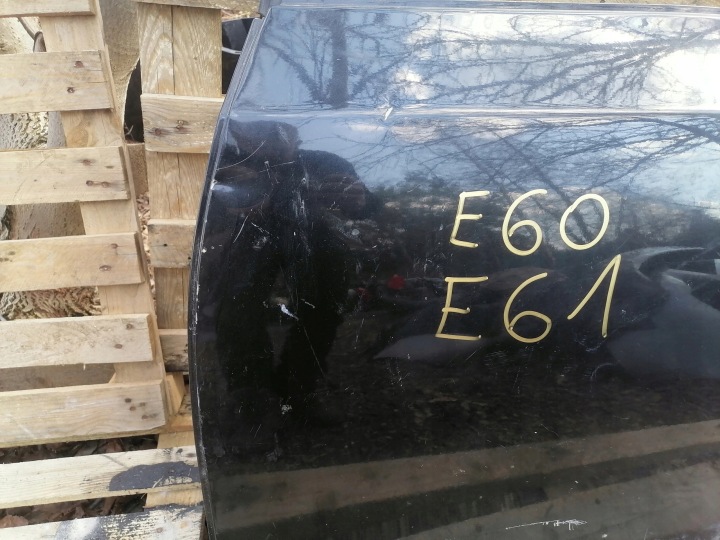 фото №6, Двери левые зад bmw e60 e61 чёрные голый