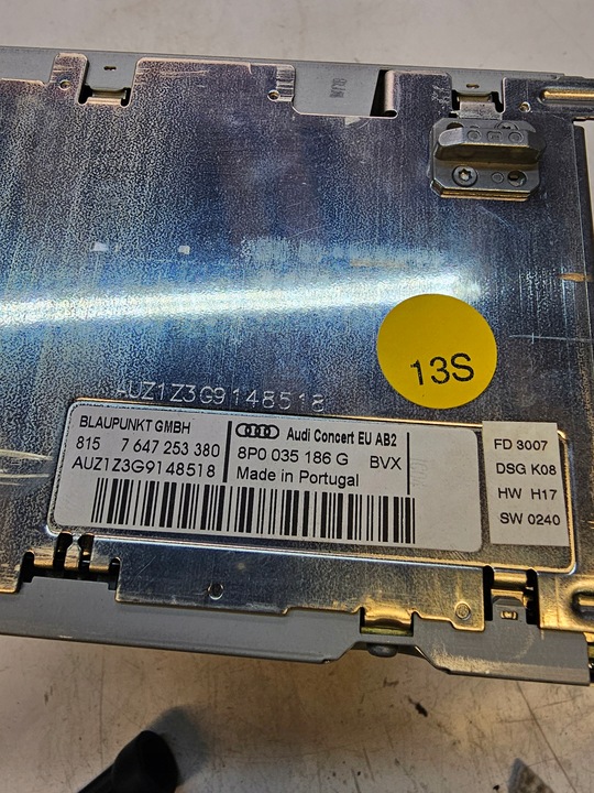 фото №8, Радіо cd concert audi a3 8p рестайлінг 2 din 8p0035186g