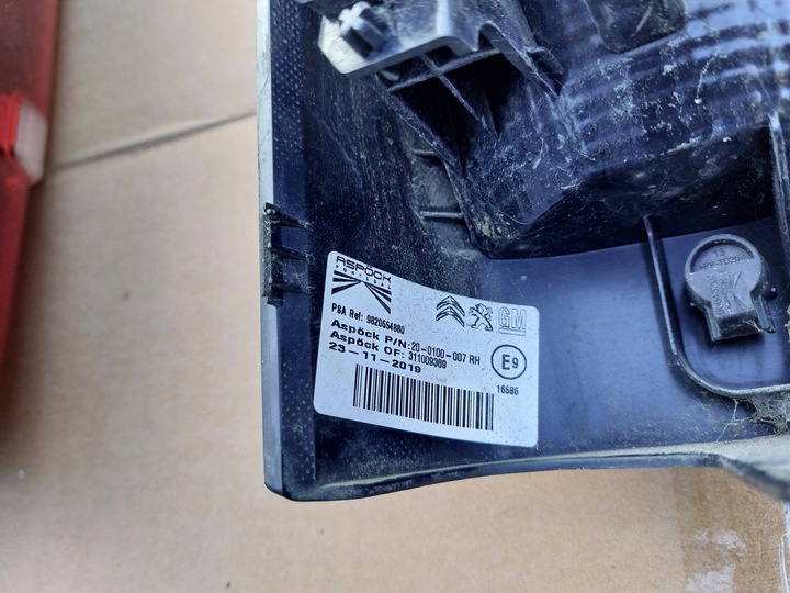 фото №9, Лампы зад задние комплект partner berlingo iv combo 19-