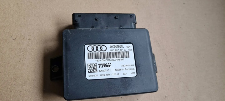 фото №1, S6 c7 4g a6 рестайлінг модуль блок керування гальма 4h0907801l a7 4g s7