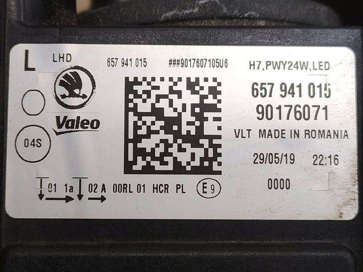 фото №8, Skoda scala лампа передня ліва