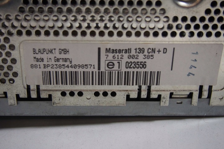 фото №16, Команд радио cd 7612002385 188212 maserati quattroporte v европа
