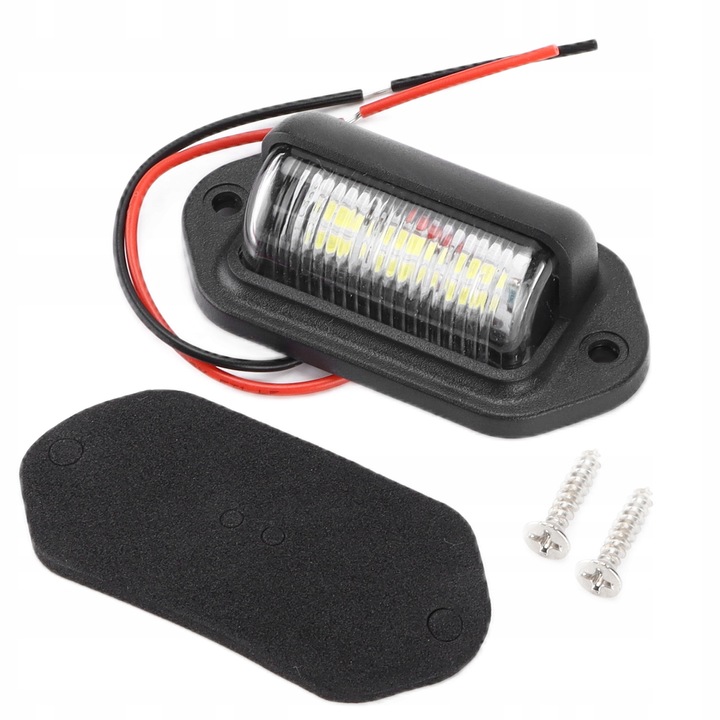 фото №9, 4szt. 12v 6led лампочки номерного знака регистрационный o высокого яркость 5k