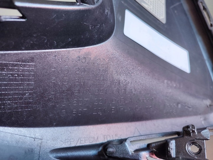фото №8, Audi e-tron gt rs 4j3 бампер переднє перед 4j3807221 a b c d e