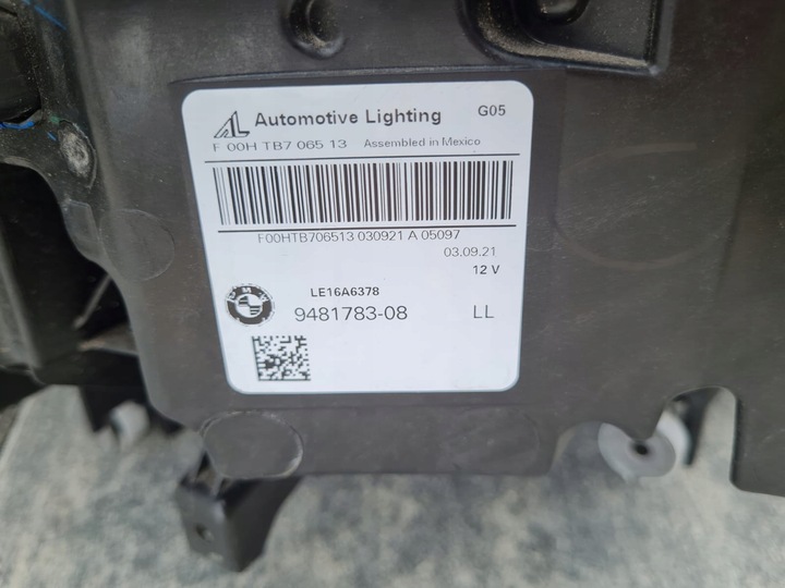фото №16, Bmw x5 x6 g05 g06 лампы перед полный led адаптивный 5a27988-03 9481783-08