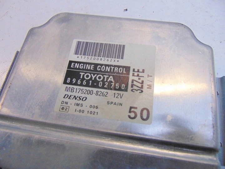 фото №6, Toyota corolla e12 03r компьютер 89661-02750