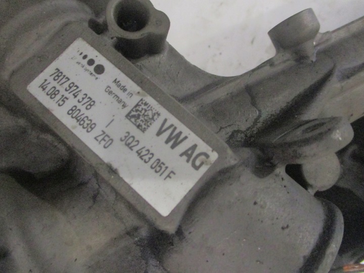 фото №5, Трансмісія кермова рейка рульового управління vw passat b8 uk 3q2423051f 5q0909144r