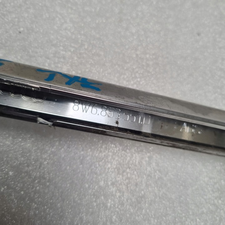 фото №11, Audi a5 s5 8w 8w6 8w6853551d планка хром бампера зад