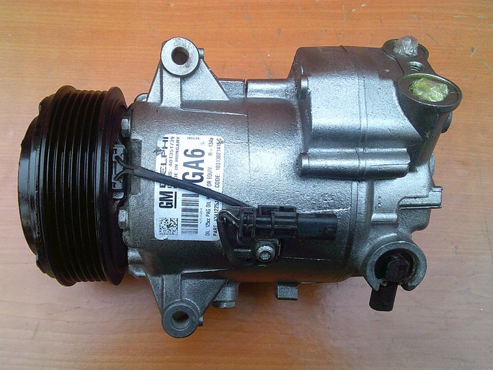 фото №12, Opel astra j zafira c mokka 1.6 turbo компресор кондиціонера 13335252 ga6