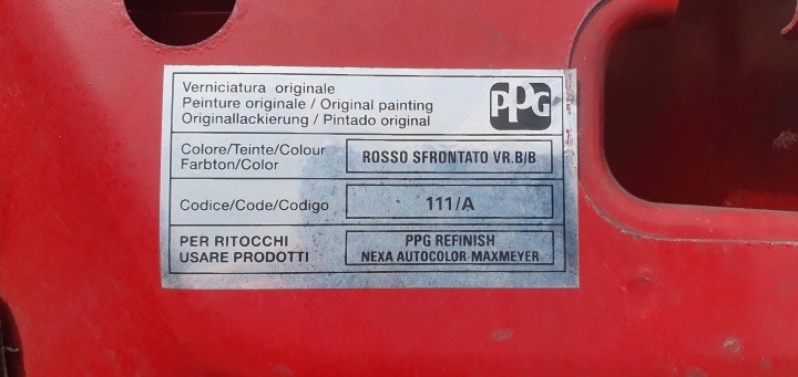 фото №5, Капот крышка двигателя комплектная fiat 500 rosso sfrontato vr.b/b
