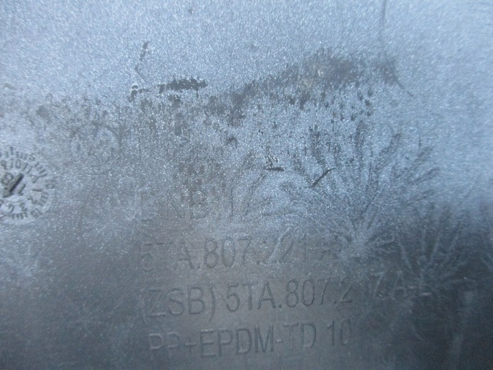 фото №7, Бампер перед vw touran ii iii 5ta 15- омивачі pdc