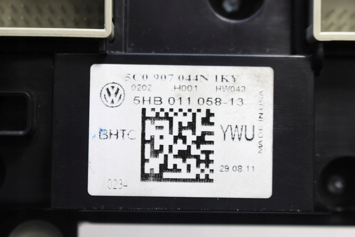 фото №5, Vw the beetle панель кондиціонера клімат 5c0907044b 5c0907044n 5c0907044q 5c0