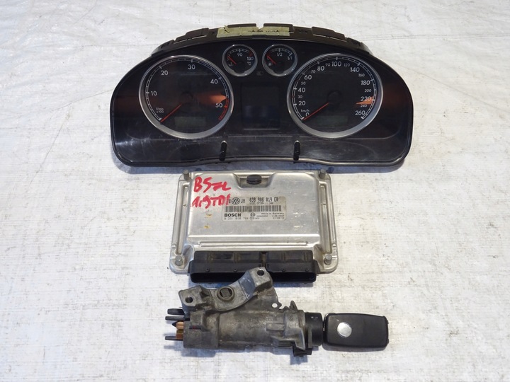 фото №1, Спідометр  комп'ютер набір vw passat b5 1.9 tdi awx