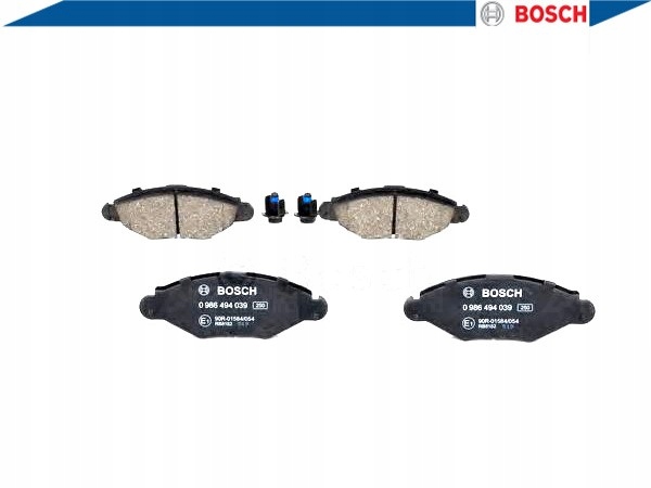 фото №3, Тормозные колодки тормозные peugeot перед 206 306 bosch