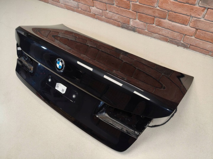 фото №14, Крышка крышка багажника зад задняя bmw 5 g30 цвет 475 чёрный sapphire