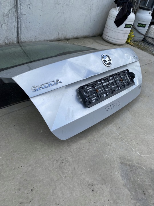 фото №8, Skoda rapid i liftback крышка багажника комплектная