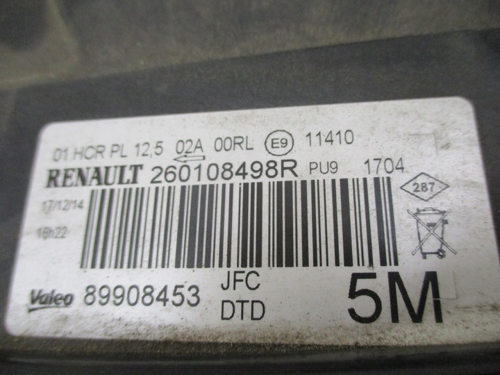 фото №8, Лампа лампы полный led renault espace 5 v