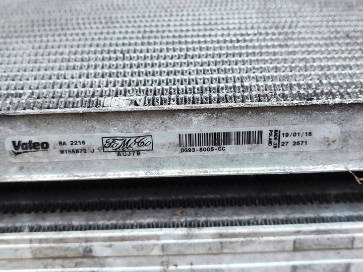 фото №14, Ford mondeo mk5 2.0 tdci радиатор воды комплект