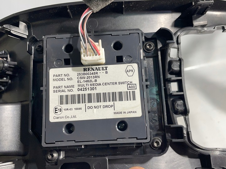 фото №10, Тунель renault megane iii панель керування 969120540r 253b00345r комплект