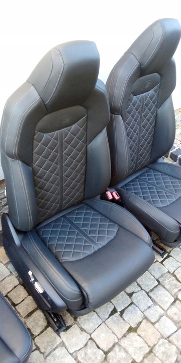 фото №6, Сиденья s line recaro вентиляция массаж q8 sq8 q7 4m кожа алькантара a6 4g c7
