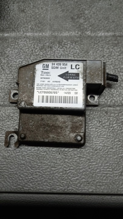 фото №1, Датчик подушка безпеки opel corsa c 03r 1.2b