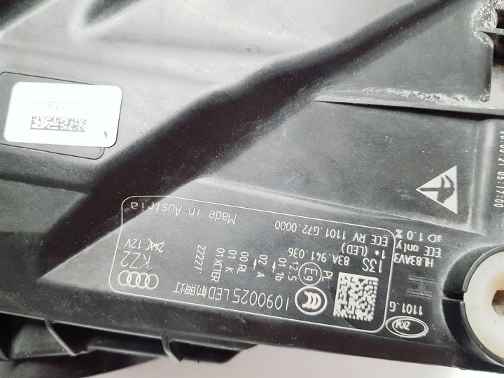фото №13, Audi q3 83a левая правая лампа matrxi перед передняя 83a941036 83a941035
