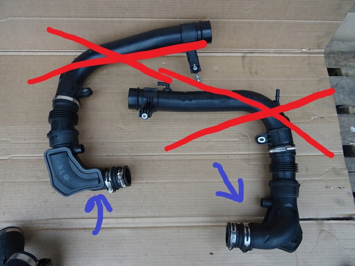 фото №1, Ford focus mk3 1.0 шланг труба інтеркулер cv616c784