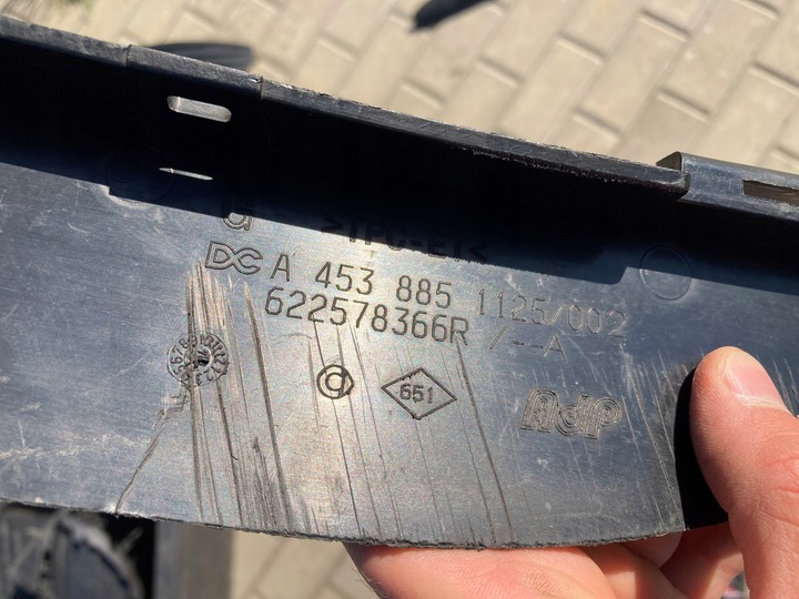 фото №4, Smart forfour w453 14- спойлер планка бампера лівий перед a4538851125