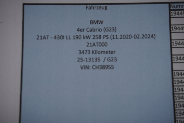 фото №9, Поворотный кулак рычаги bmw g22 g23 6877144 3473km.
