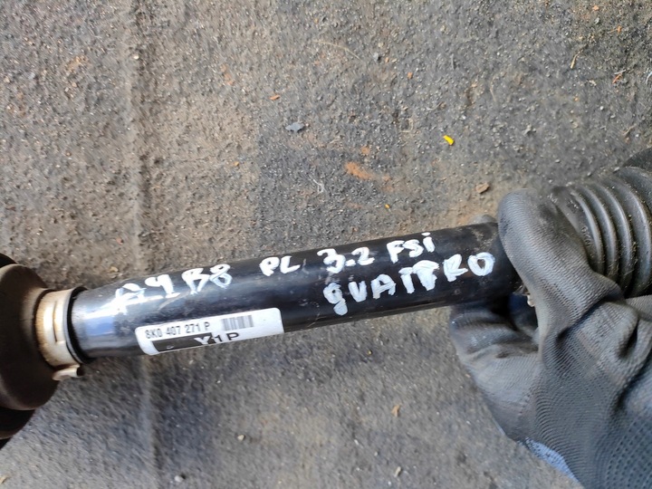 фото №6, Audi a4 b8 3.2fsi полуось левый перед 8k0407271p