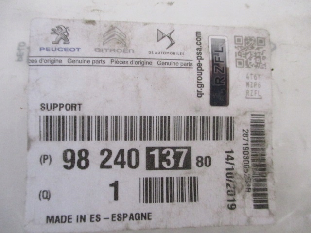 фото №10, Citroen berlingo 18- кронштейн бампера передньої нова 9824013780