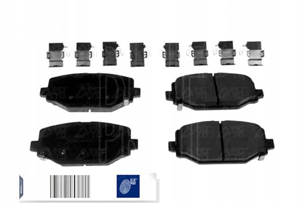 фото №2, Комплект тормозные колодки тормозных синий print 168144209aa