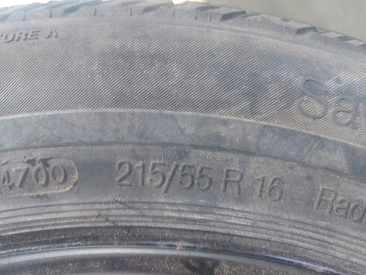 фото №12, Mercedes w210 запасное докаточное колесо (докатка). 215/55 r16 2104000802