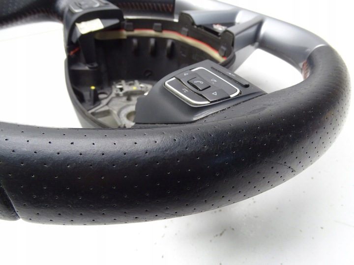 фото №6, Руль кожа мультифункция срезанная seat leon ii рестайлинг fr 5p0419091bb