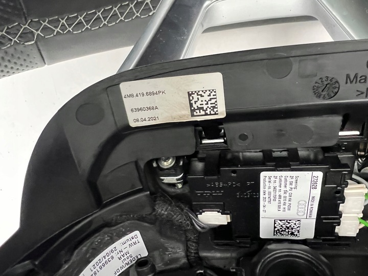 фото №7, Audi q7 q8 4m s-line s руль ultifunkcja кожа лепестки