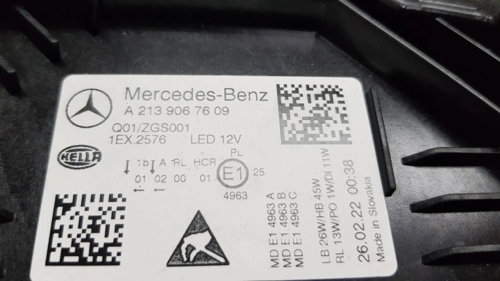фото №8, Фара передня права повний led a2139067609 mercedes e klasa w213 рестайлінг