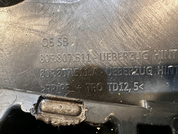 фото №16, Audi q5 ii 80f sportback 2020- бампер зад задний 80f807511