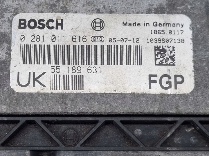 фото №5, Vectra c signum 1.9 cdti компьютер блок управления двигателя 55189631